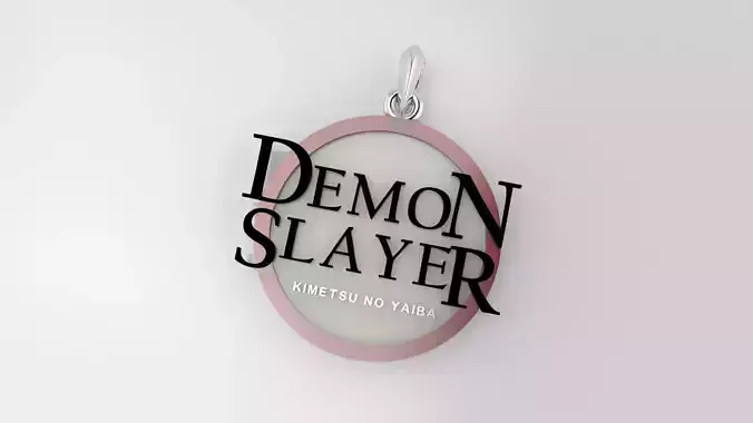 Demon Slayer or Kimetsu no Yaiba pendant and wall decorative 