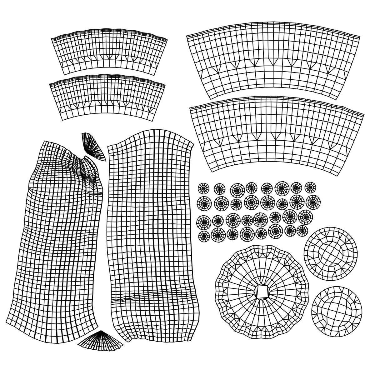 Cartoon Cupcake  Low-poly 3D model_7