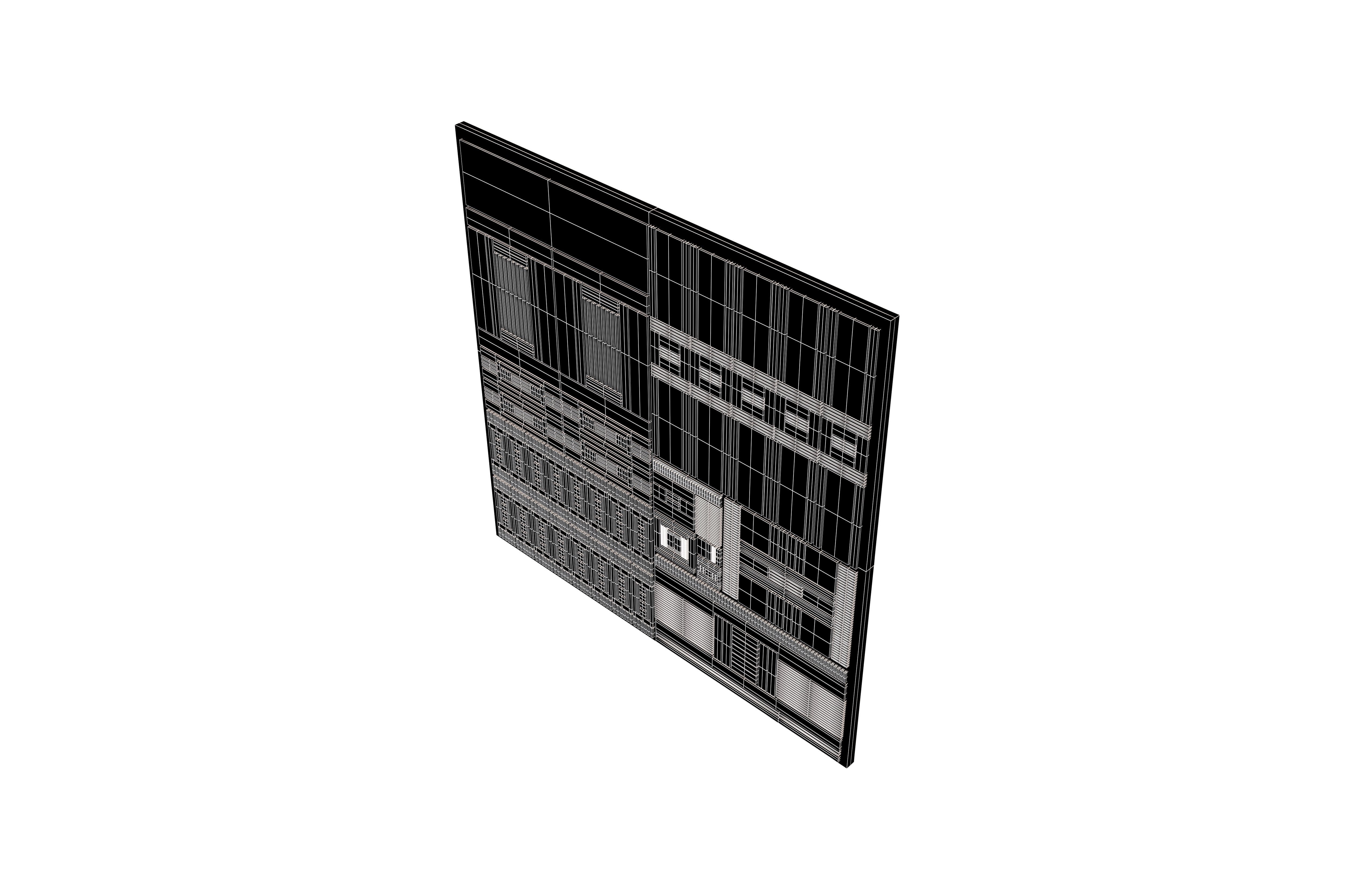 Apple CPU A16 Framework v1 001 Low-poly 3D model_5