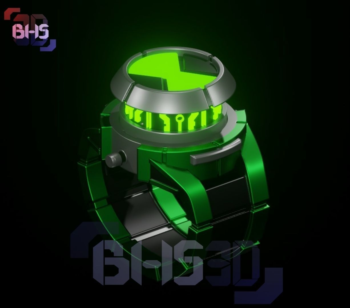 Omnitrix Ben 10 Alien Swarm  3D print model_5