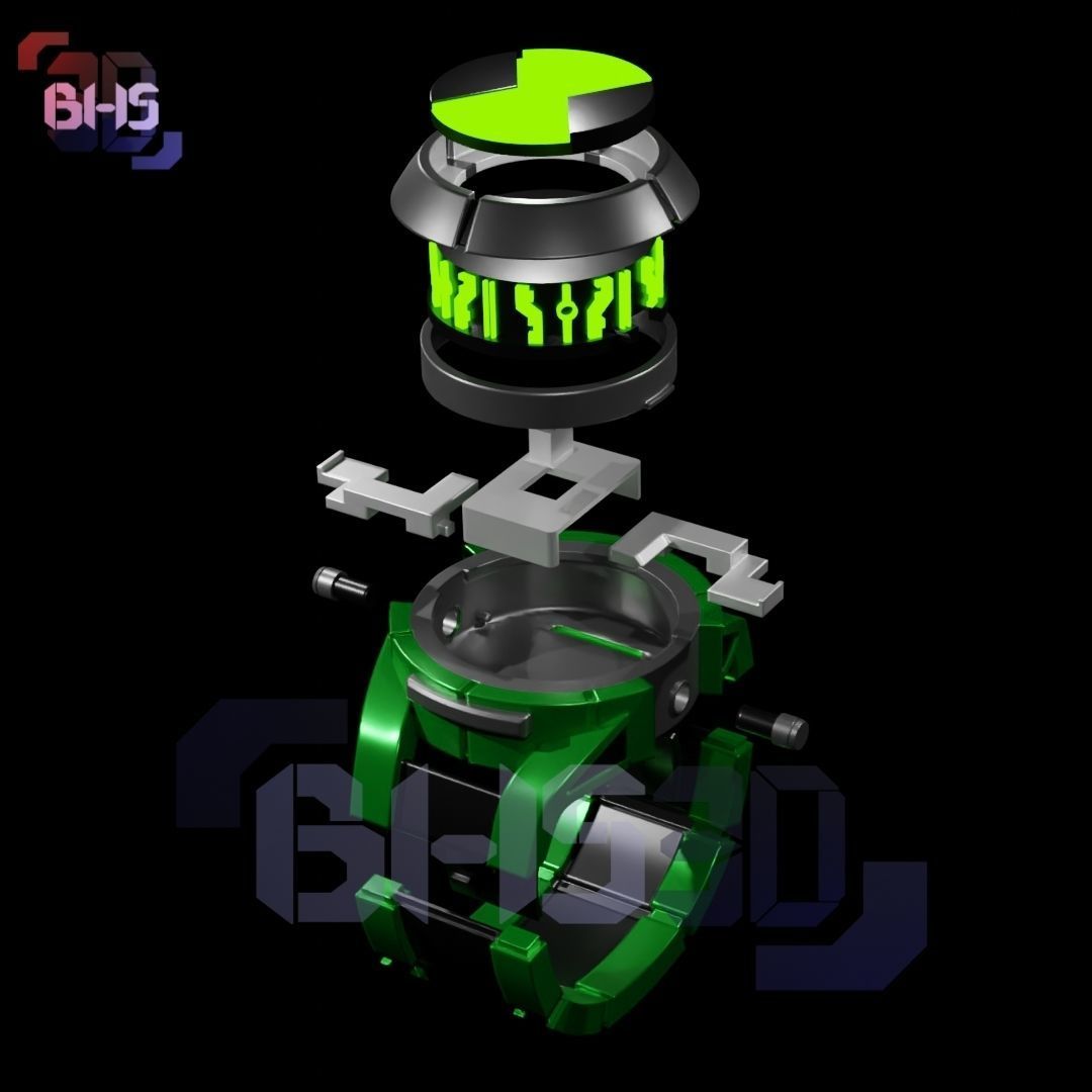 Omnitrix Ben 10 Alien Swarm  3D print model_7