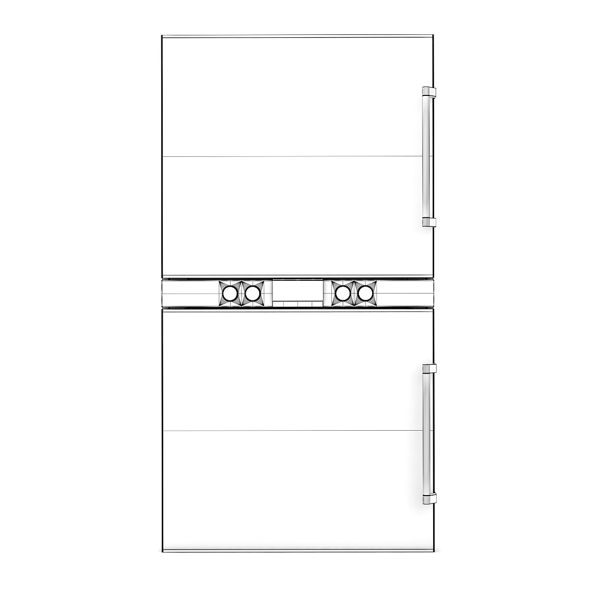 Built in Double Oven 3D model_3