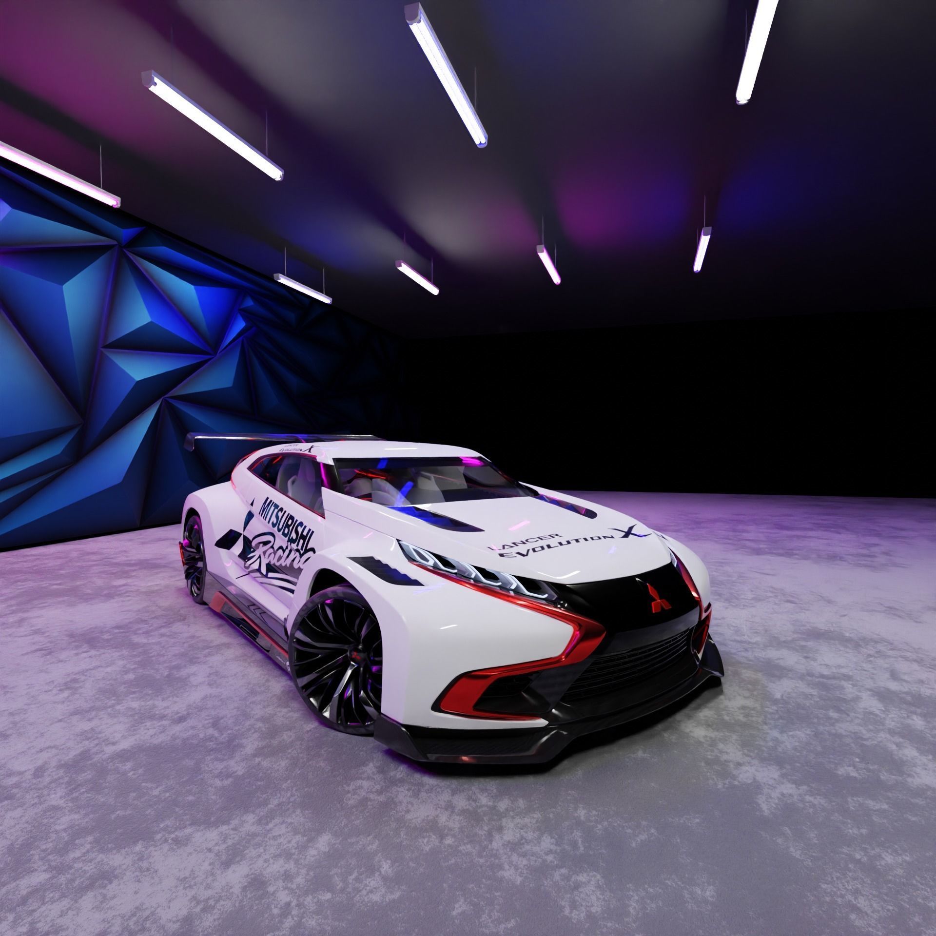 Mitsubishi Concept 3D model_3