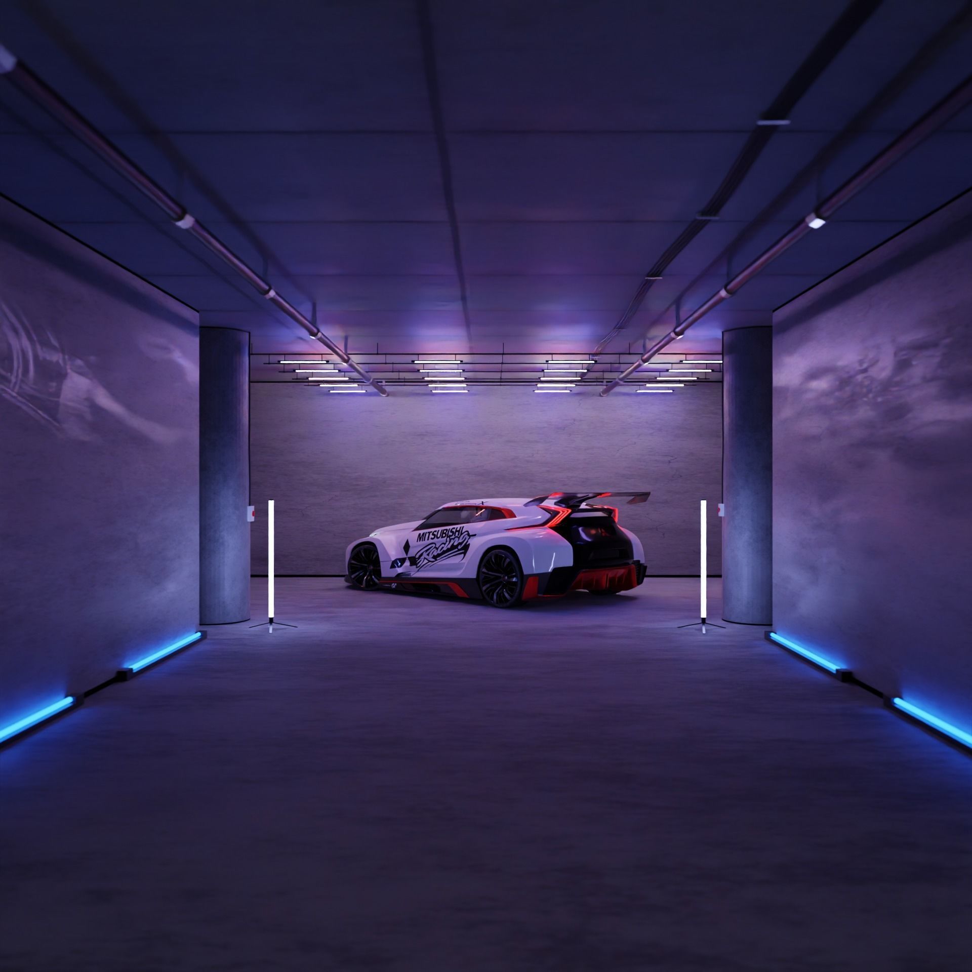 Mitsubishi Concept 3D model_1