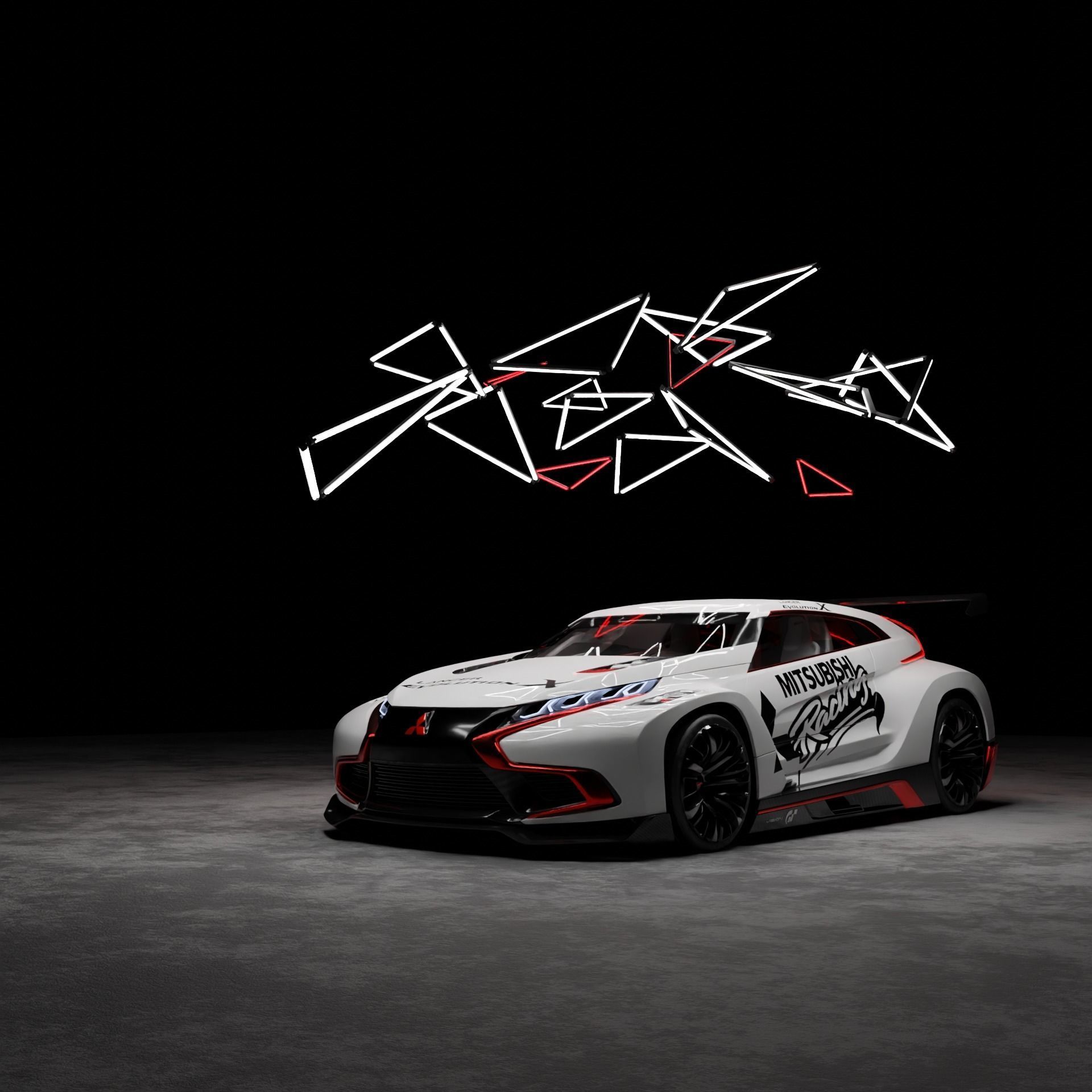 Mitsubishi Concept 3D model_2