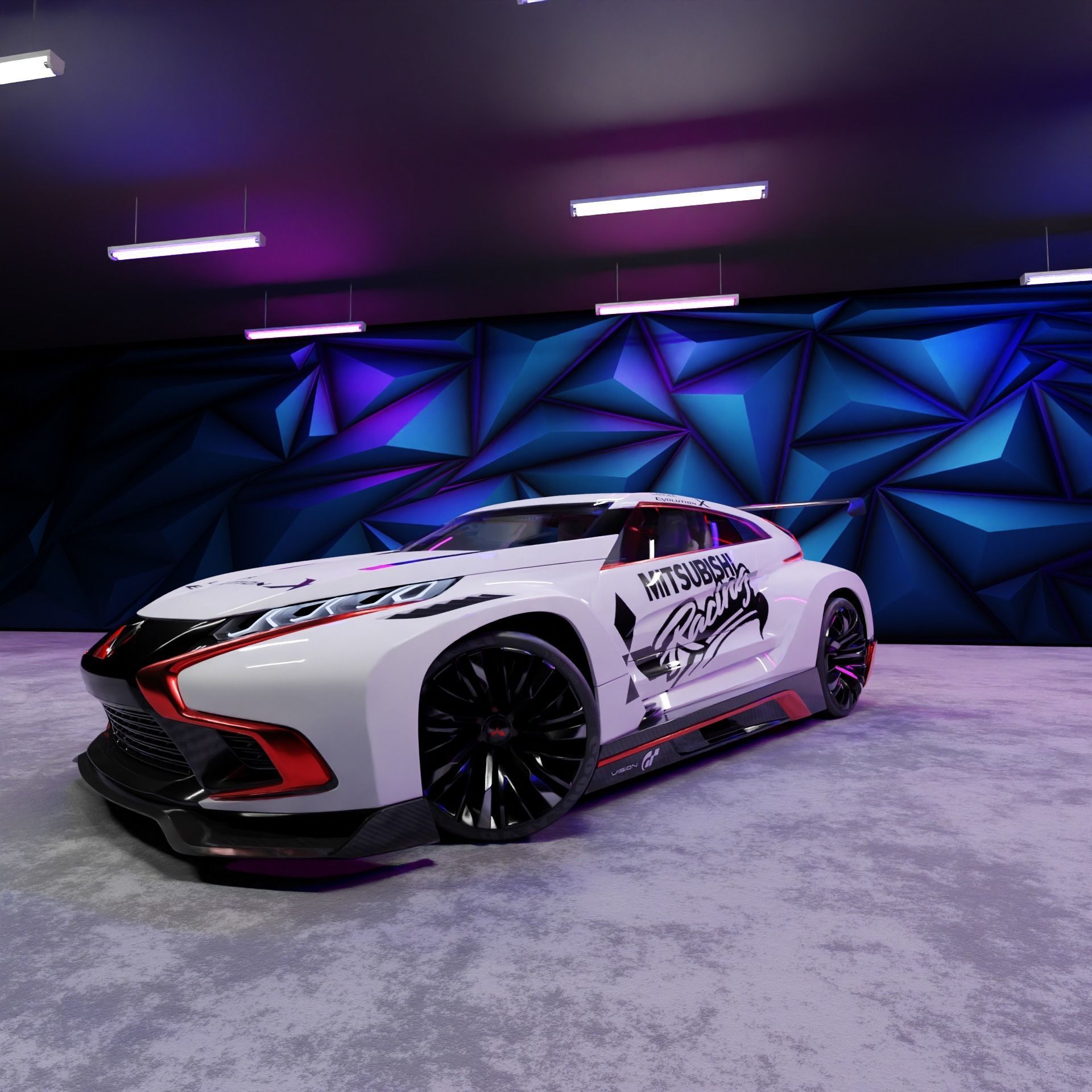 Mitsubishi Concept 3D model_4