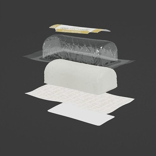 Goat Cheese 3D model 7