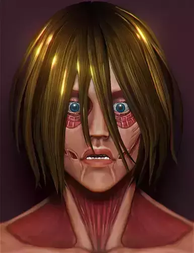 The Female Titan Free 3D model