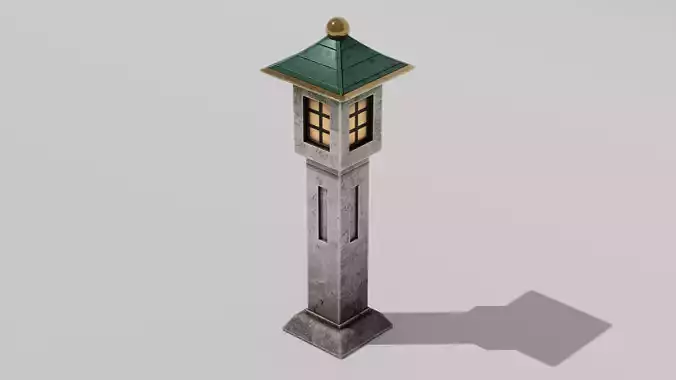 Japanese Furniture Kit - Outdoor Lamp C