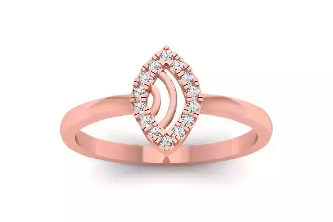 Solitaire Wedding Engagement Women Rings Marquise Band Band