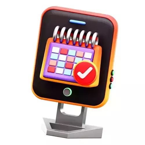 Smart Reminder Low-poly 3D model