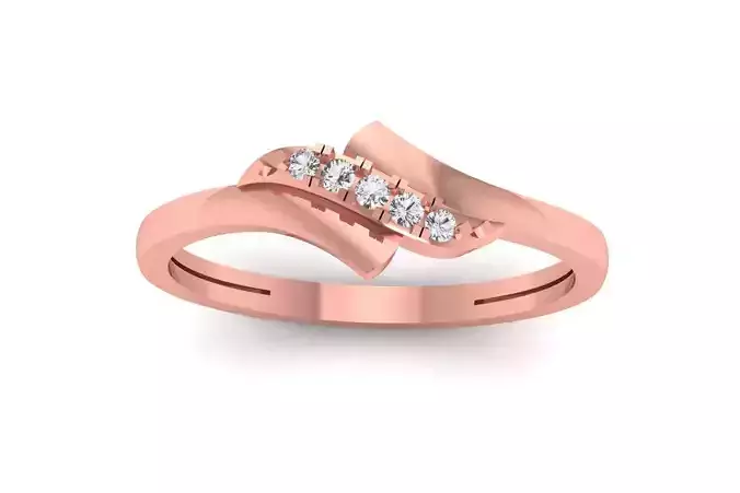 Solitaire Wedding Engagement Women Rings Coss Ring
