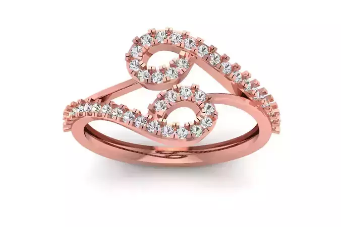 Solitaire Wedding Engagement Women Rings Love Infinite Ring