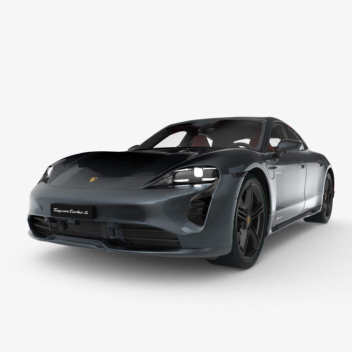 Porsche Taycan Turbo S 2020 3D model_9