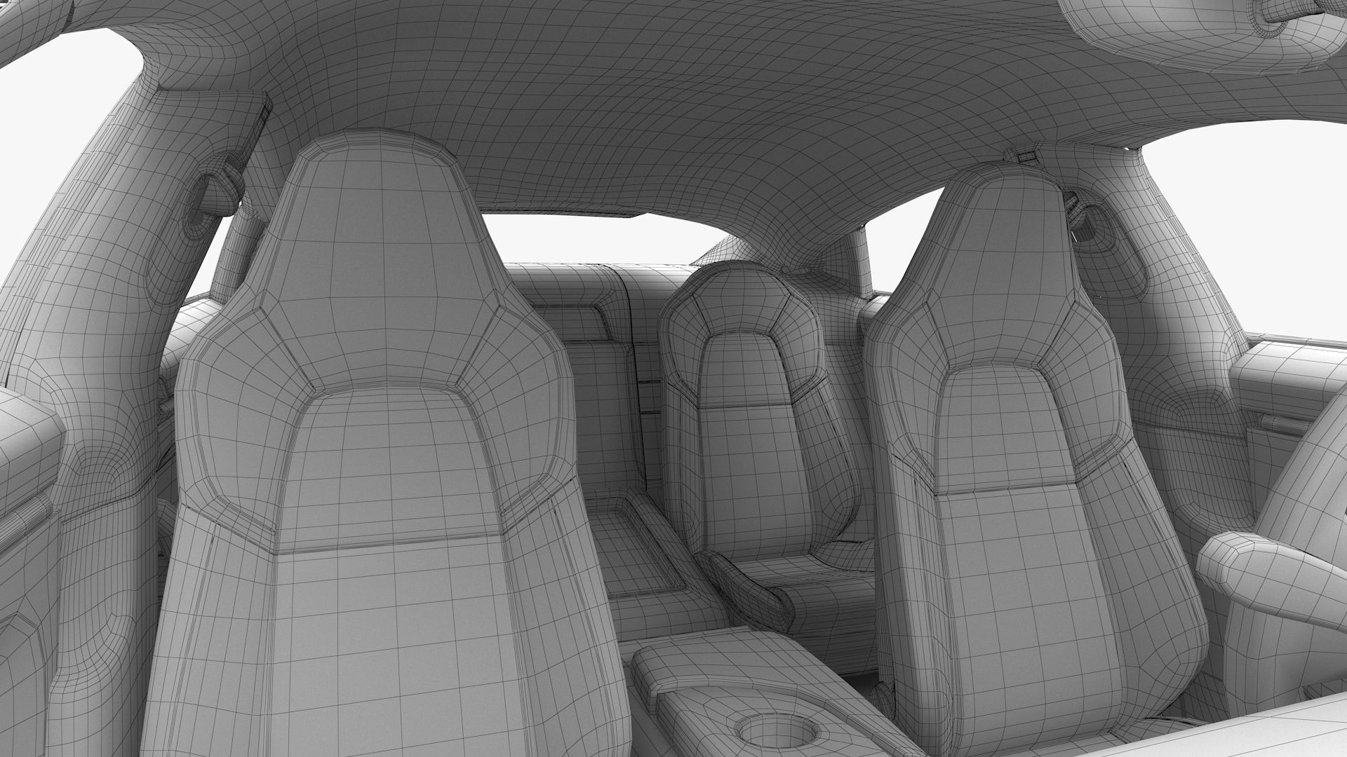 Porsche Taycan Turbo S 2020 3D model_15