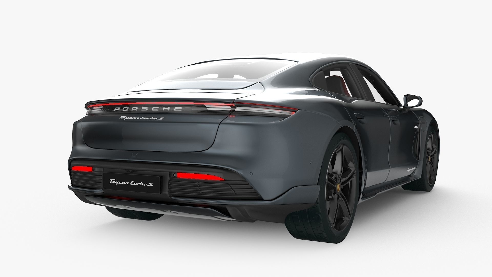 Porsche Taycan Turbo S 2020 3D model_1