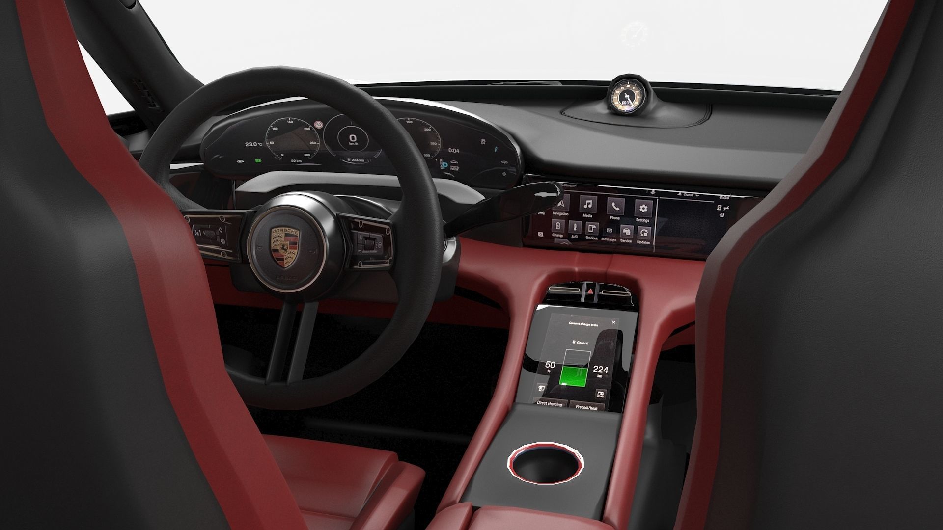 Porsche Taycan Turbo S 2020 3D model_10