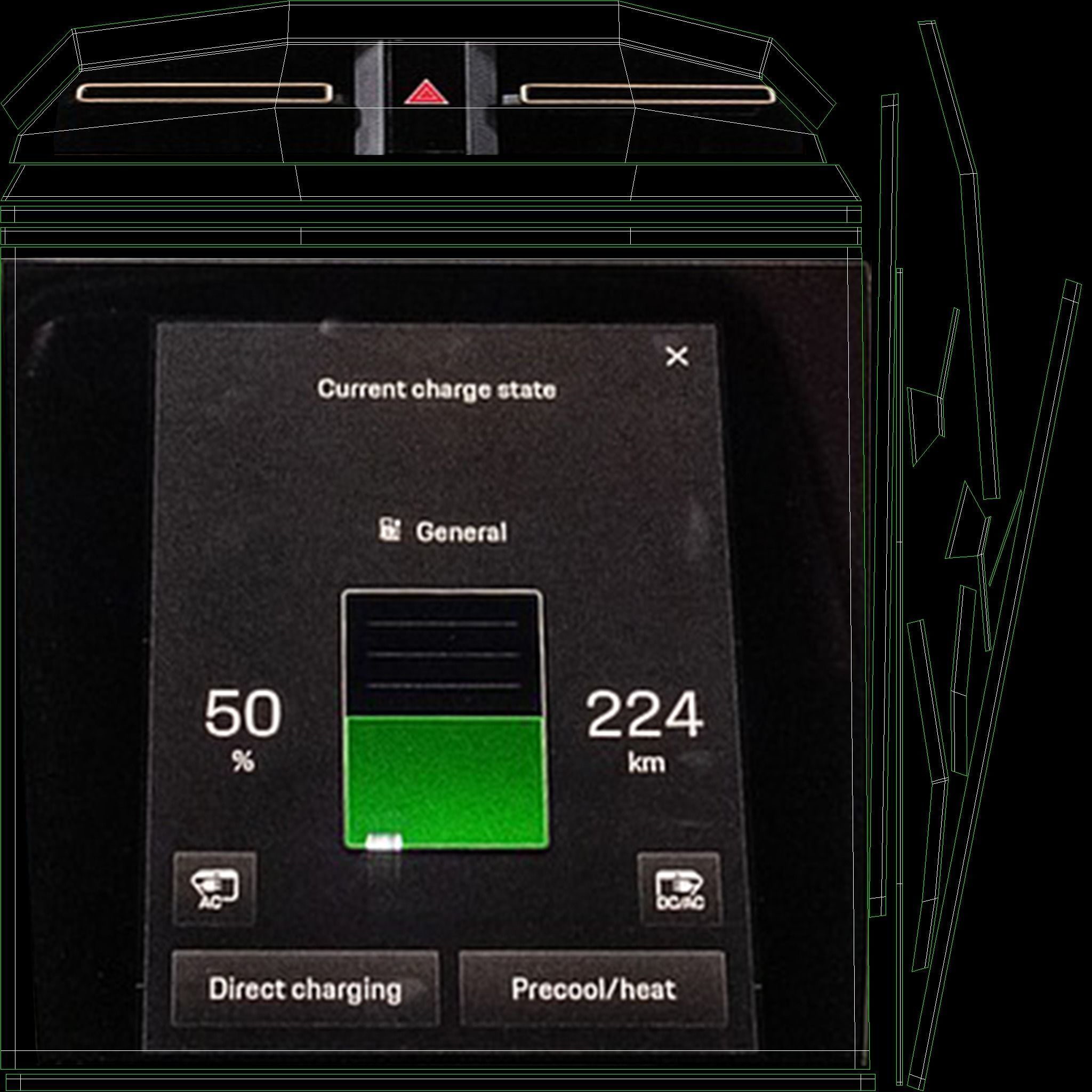 Porsche Taycan Turbo S 2020 3D model_16