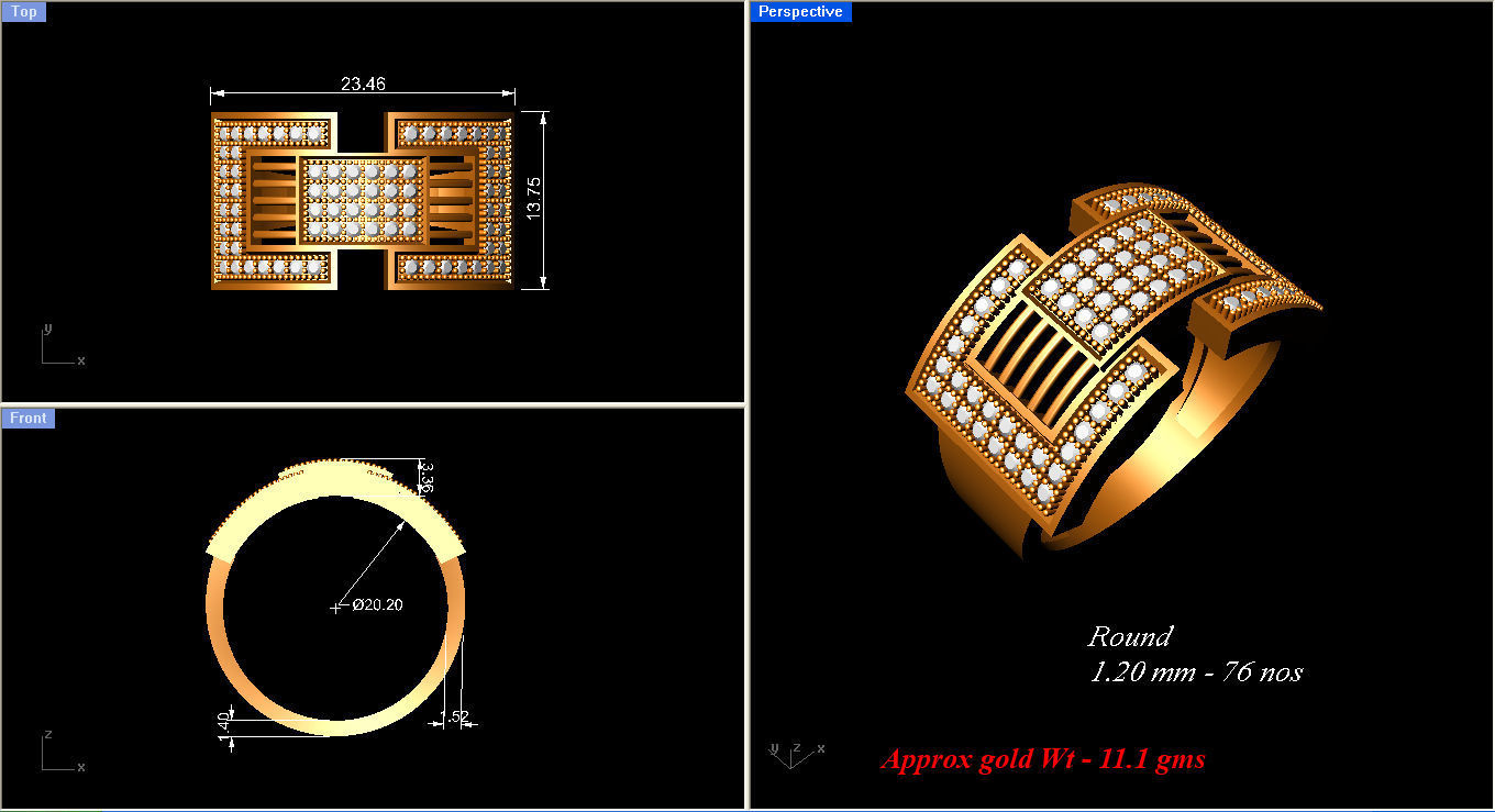 Ring - 4202 3D print model_3