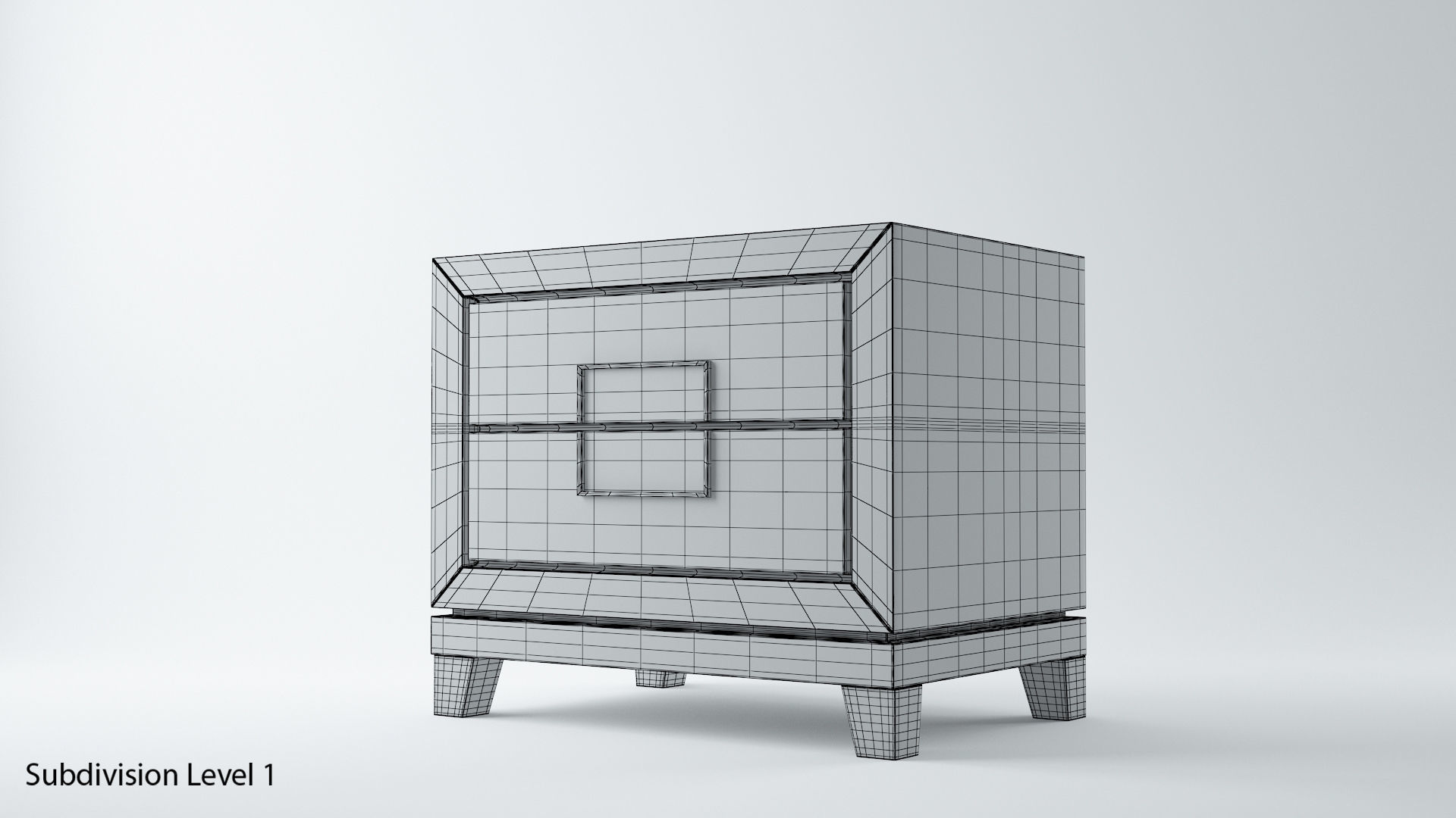 Berkeley Designs Lucca Drawers Table Set 3D model_18