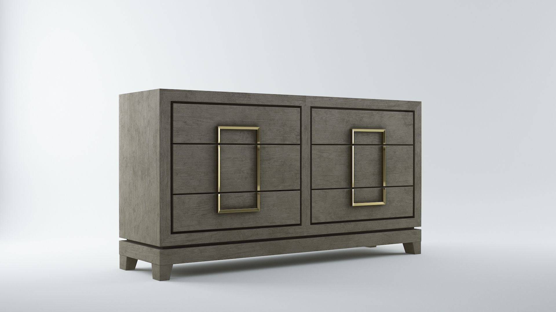 Berkeley Designs Lucca Drawers Table Set 3D model_6