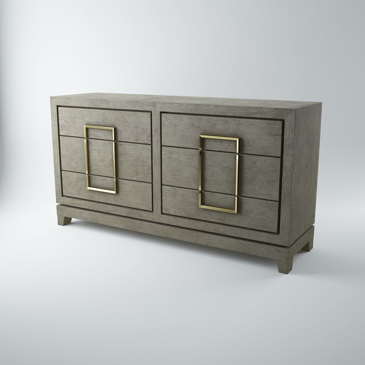Berkeley Designs Lucca Drawers Table Set 3D model_1