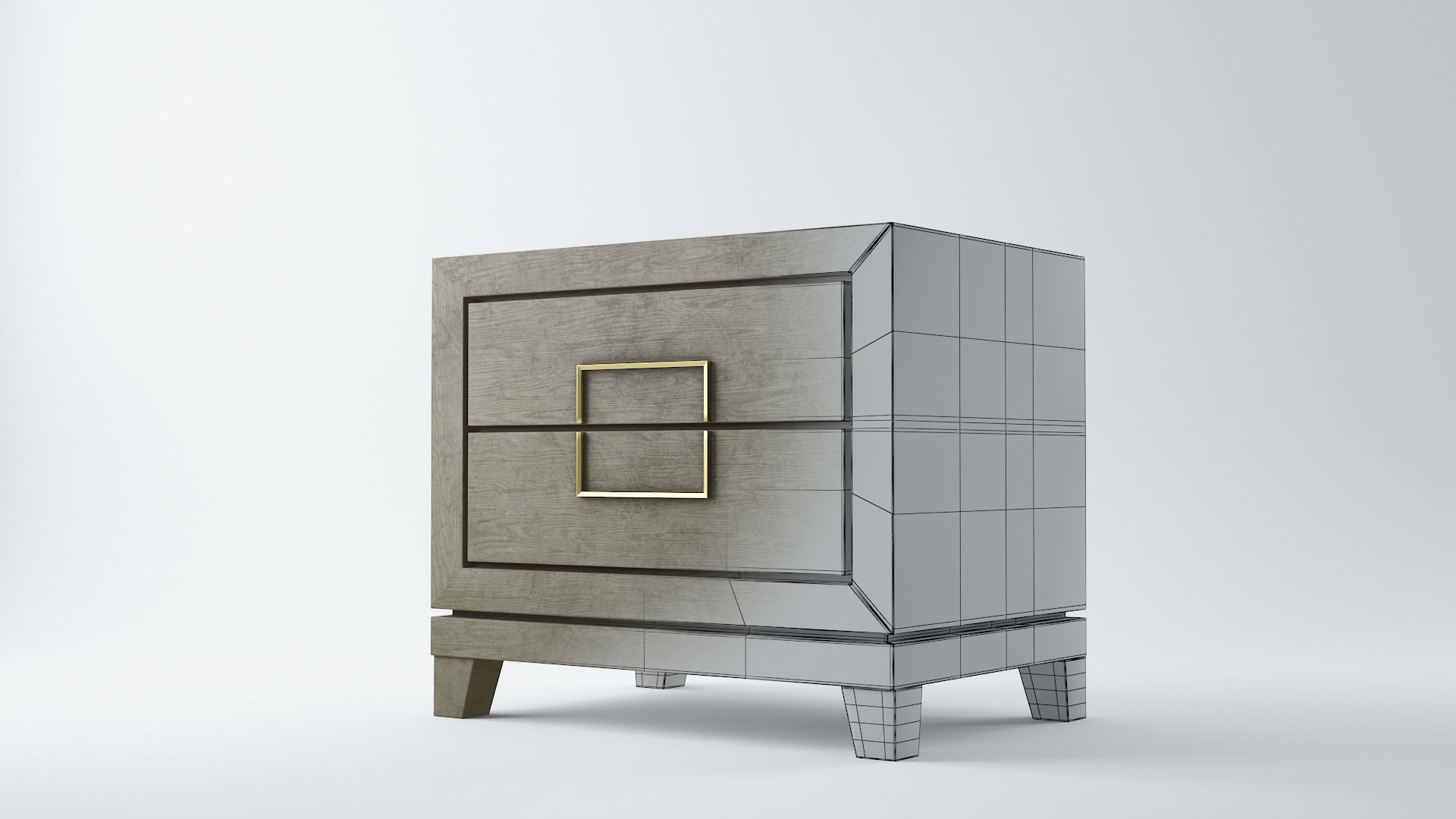 Berkeley Designs Lucca Drawers Table Set 3D model_16