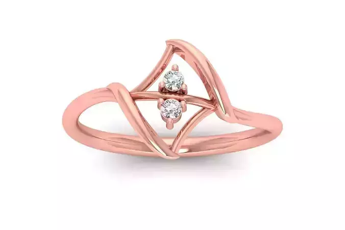 Solitaire Wedding Engagement Women Rings Twist Ring