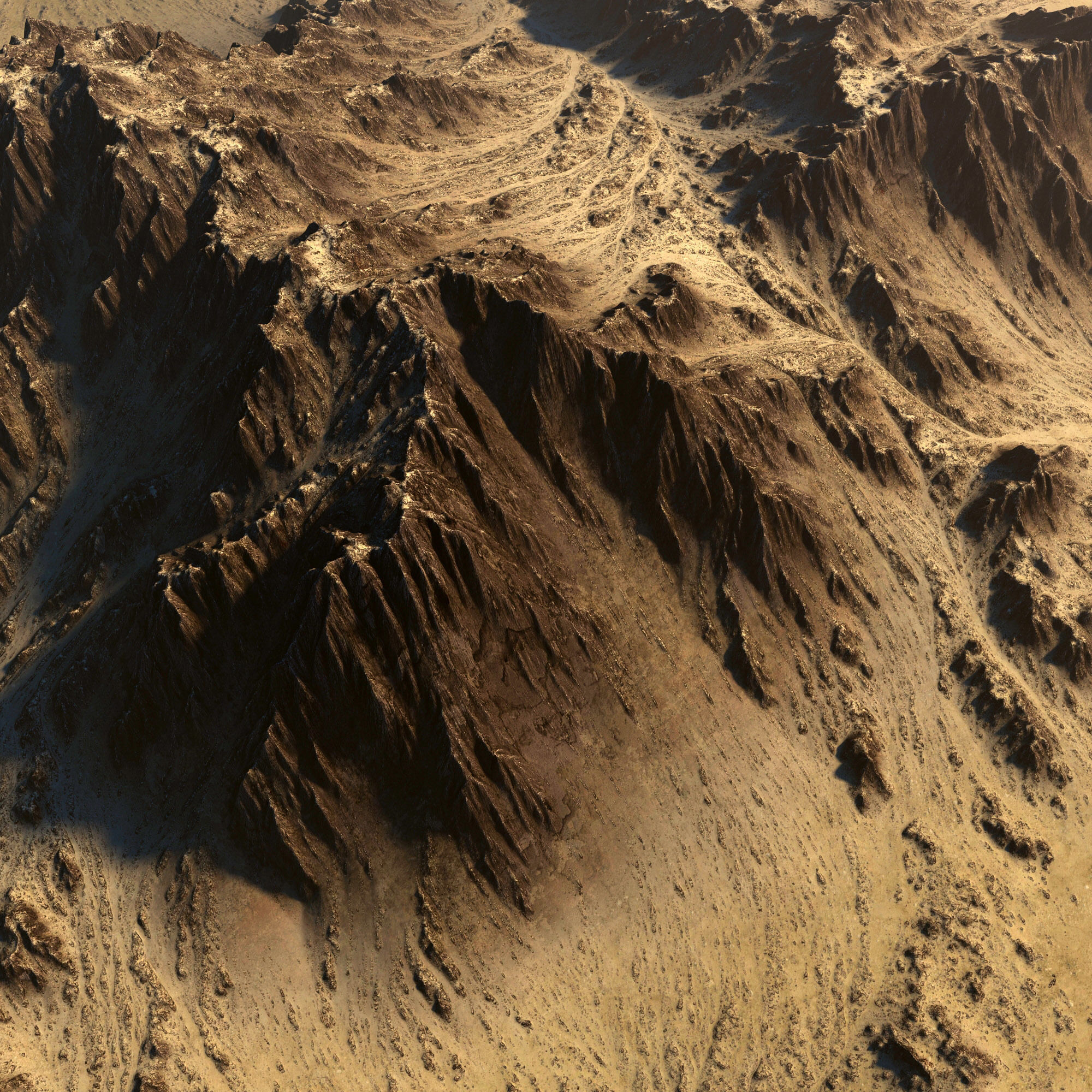 Mountains big n2 3D model_4
