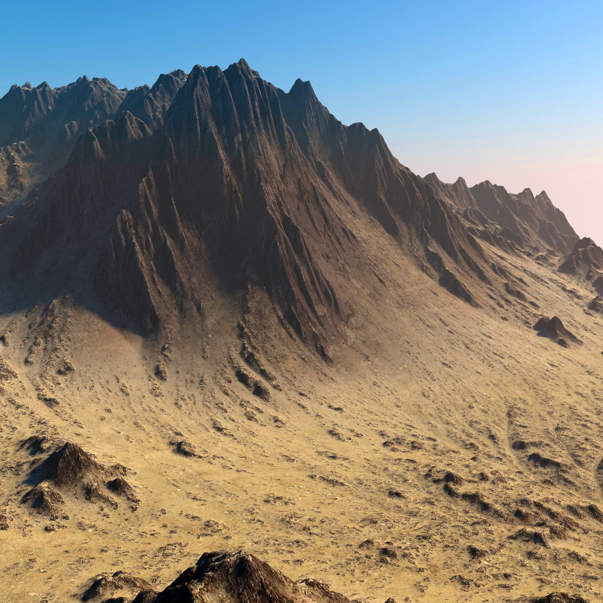 Mountains big n2 3D model_3