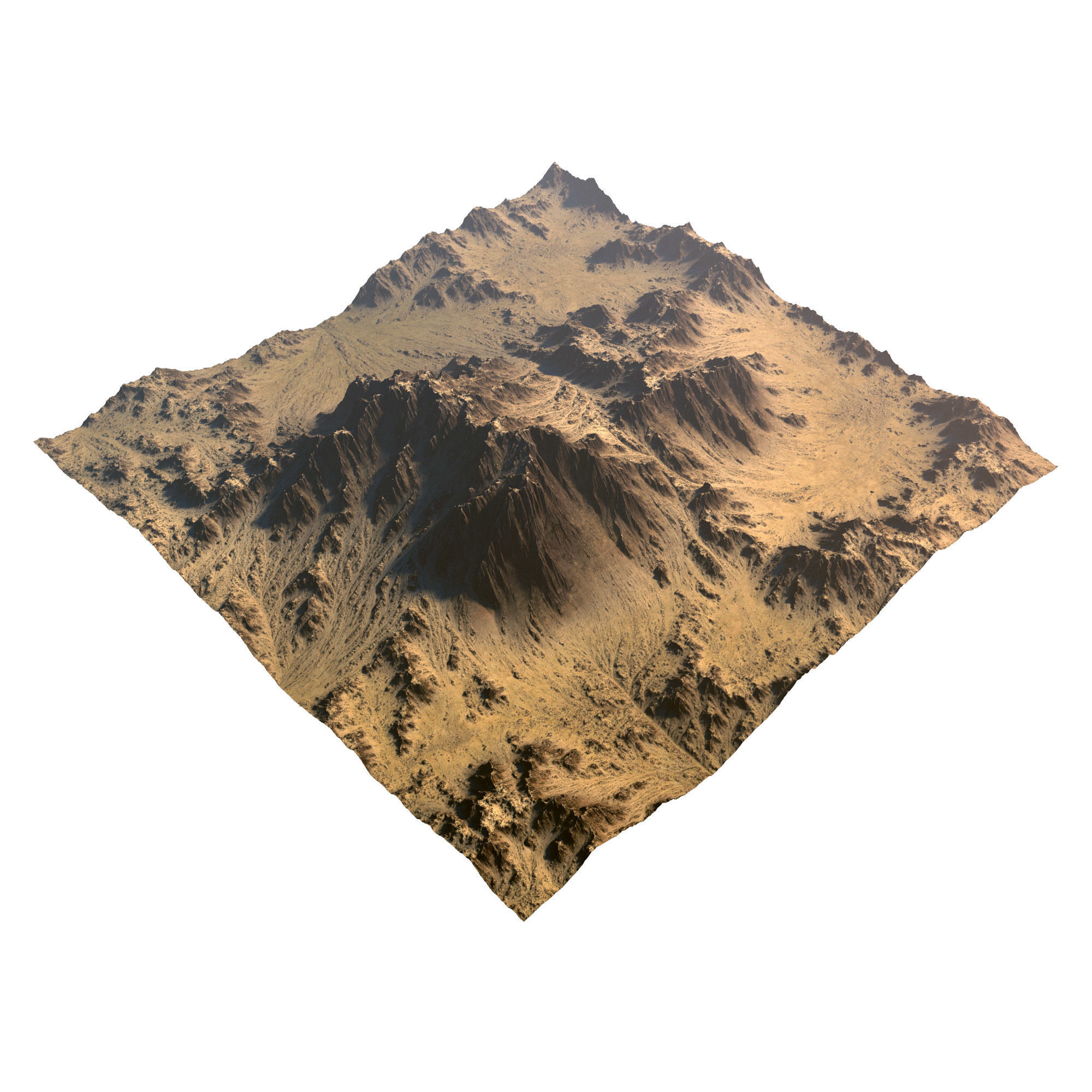 Mountains big n2 3D model_2