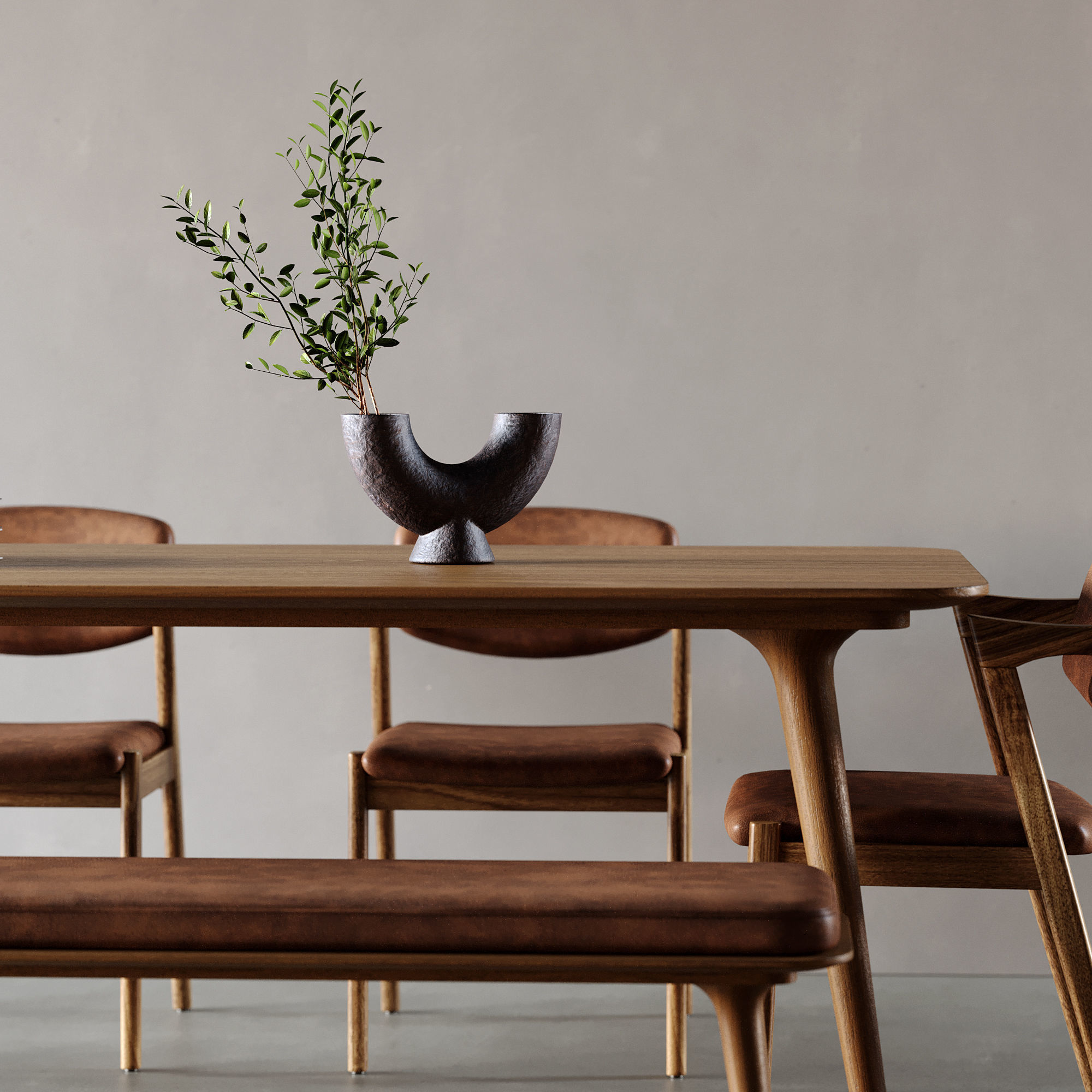 Dining Room Interior ID 400 3D model_2