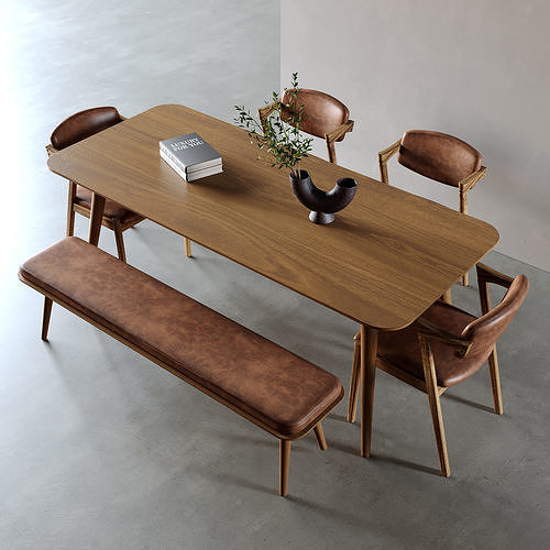 Dining Room Interior ID 400 3D model 2