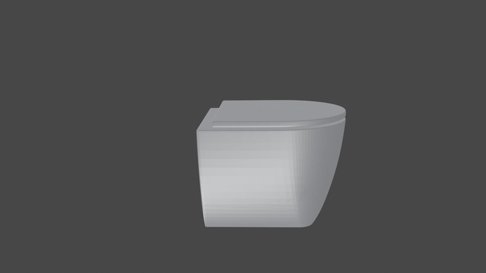 Toilet01 toilet bowl Free 3D model_2