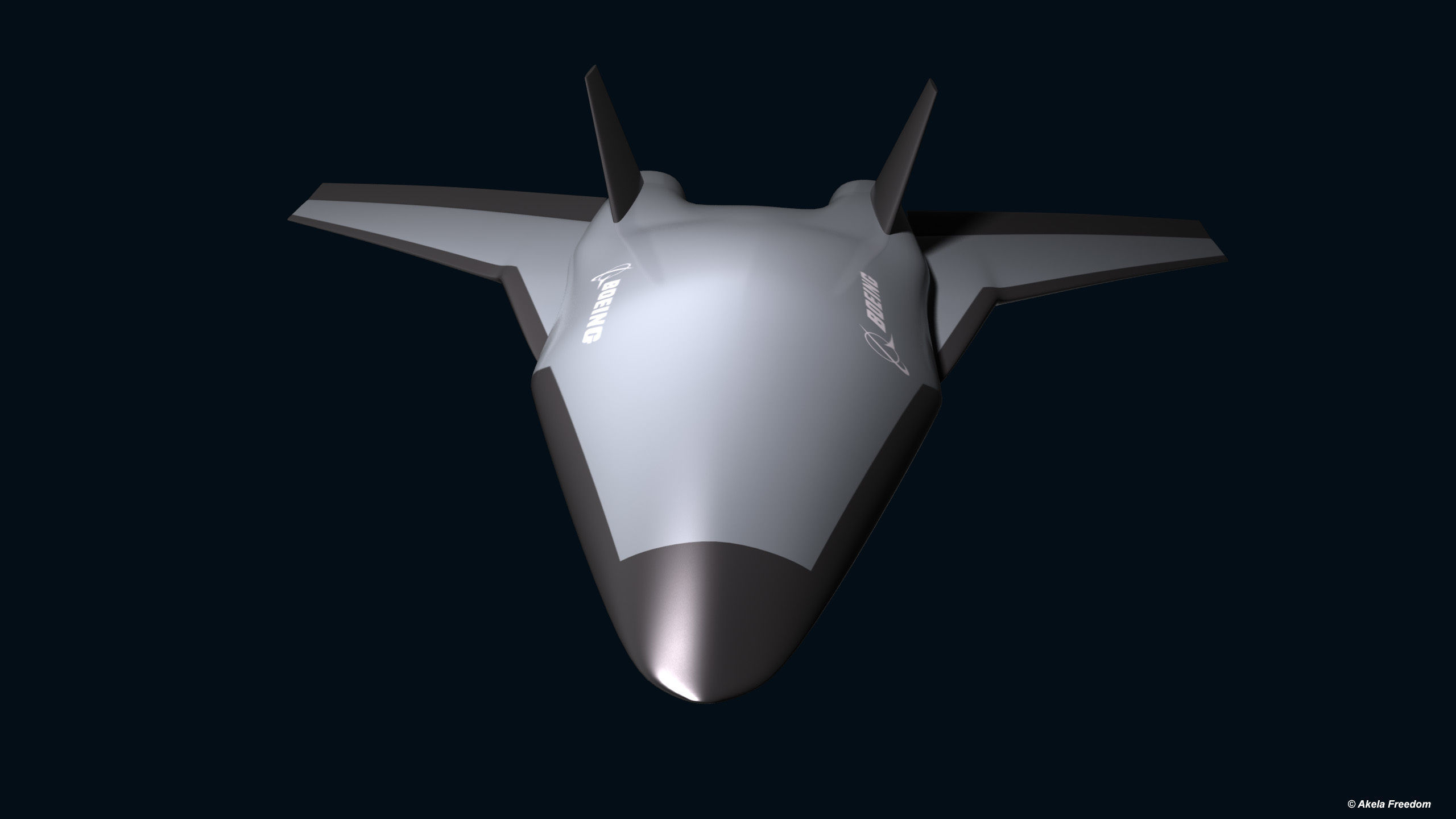 Reusable Hypersonic Aircraft 3D model_5