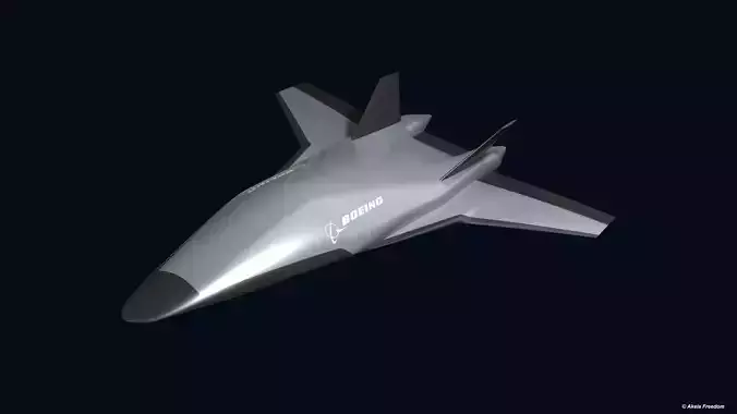 Reusable Hypersonic Aircraft 3D model
