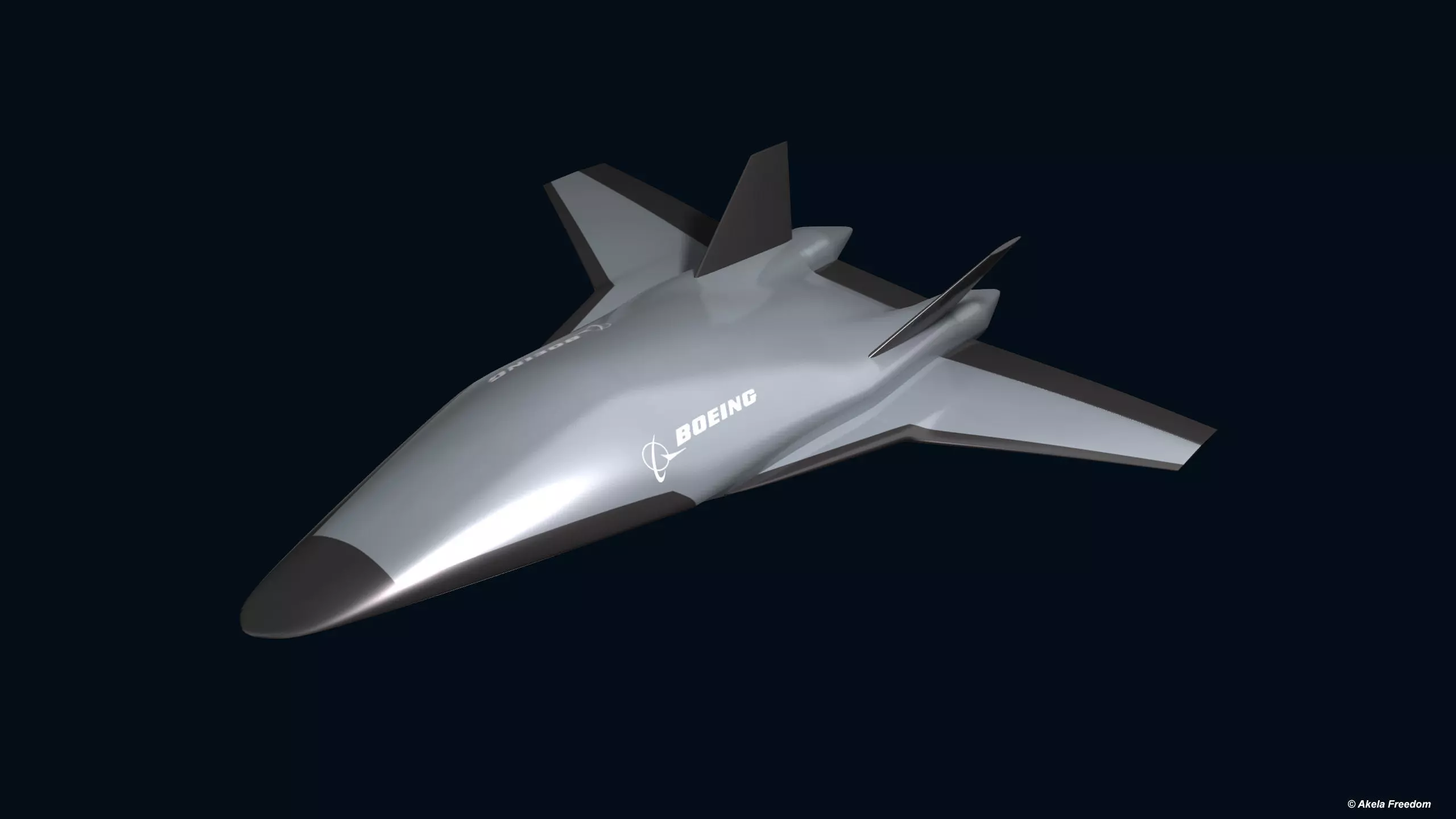 Reusable Hypersonic Aircraft 3D model_0