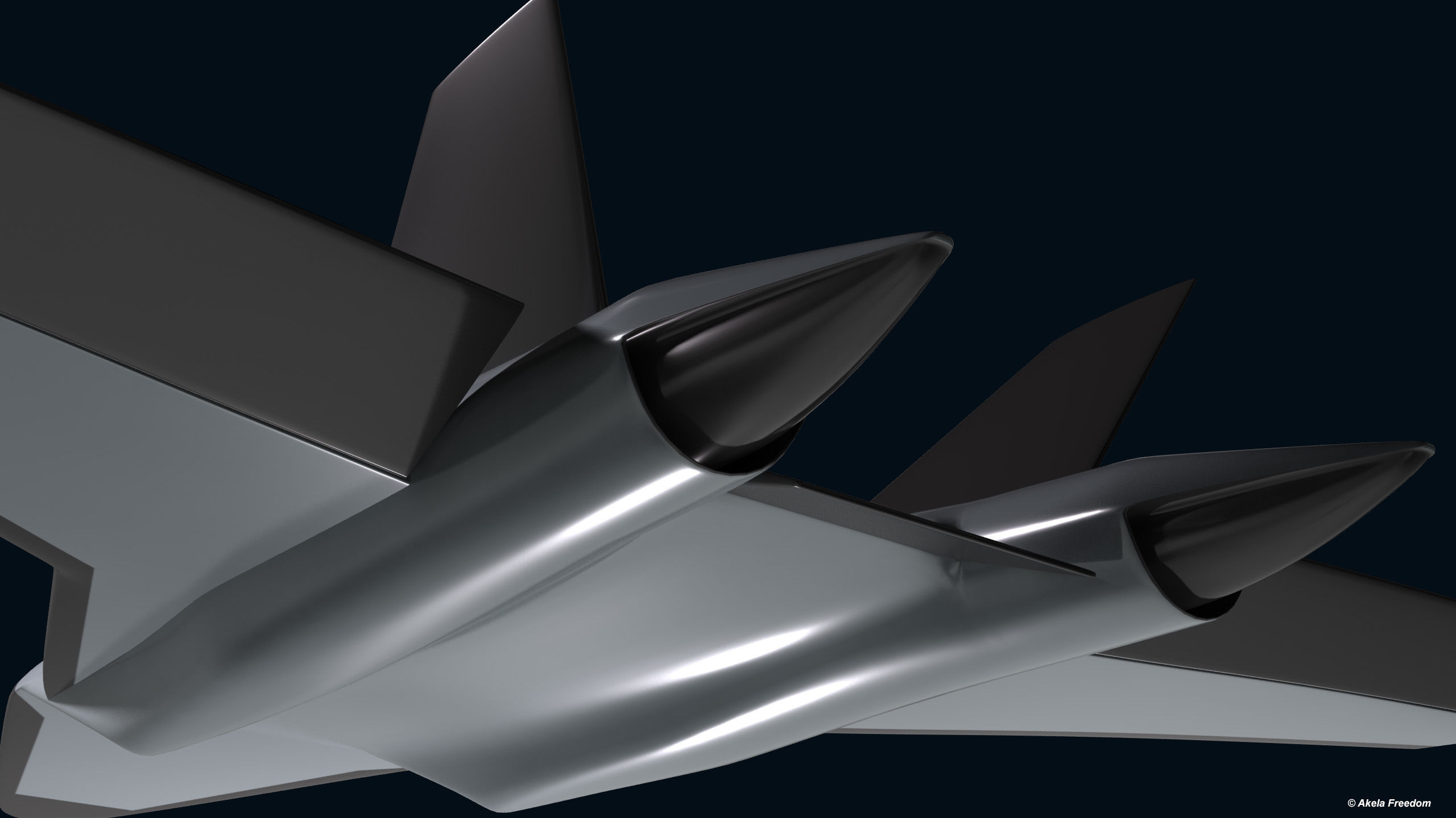 Reusable Hypersonic Aircraft 3D model_6