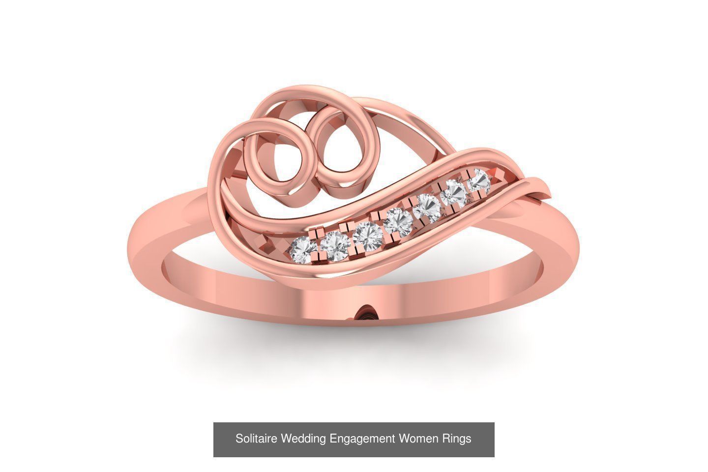 110 Solitaire Wedding Engagement Women Rings Collection _80