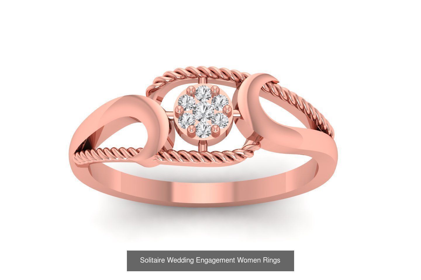 110 Solitaire Wedding Engagement Women Rings Collection _54
