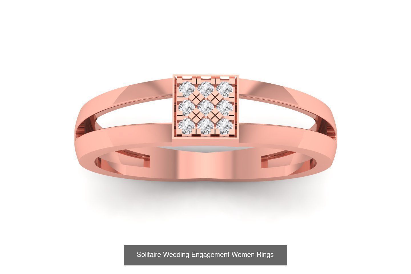 110 Solitaire Wedding Engagement Women Rings Collection _85
