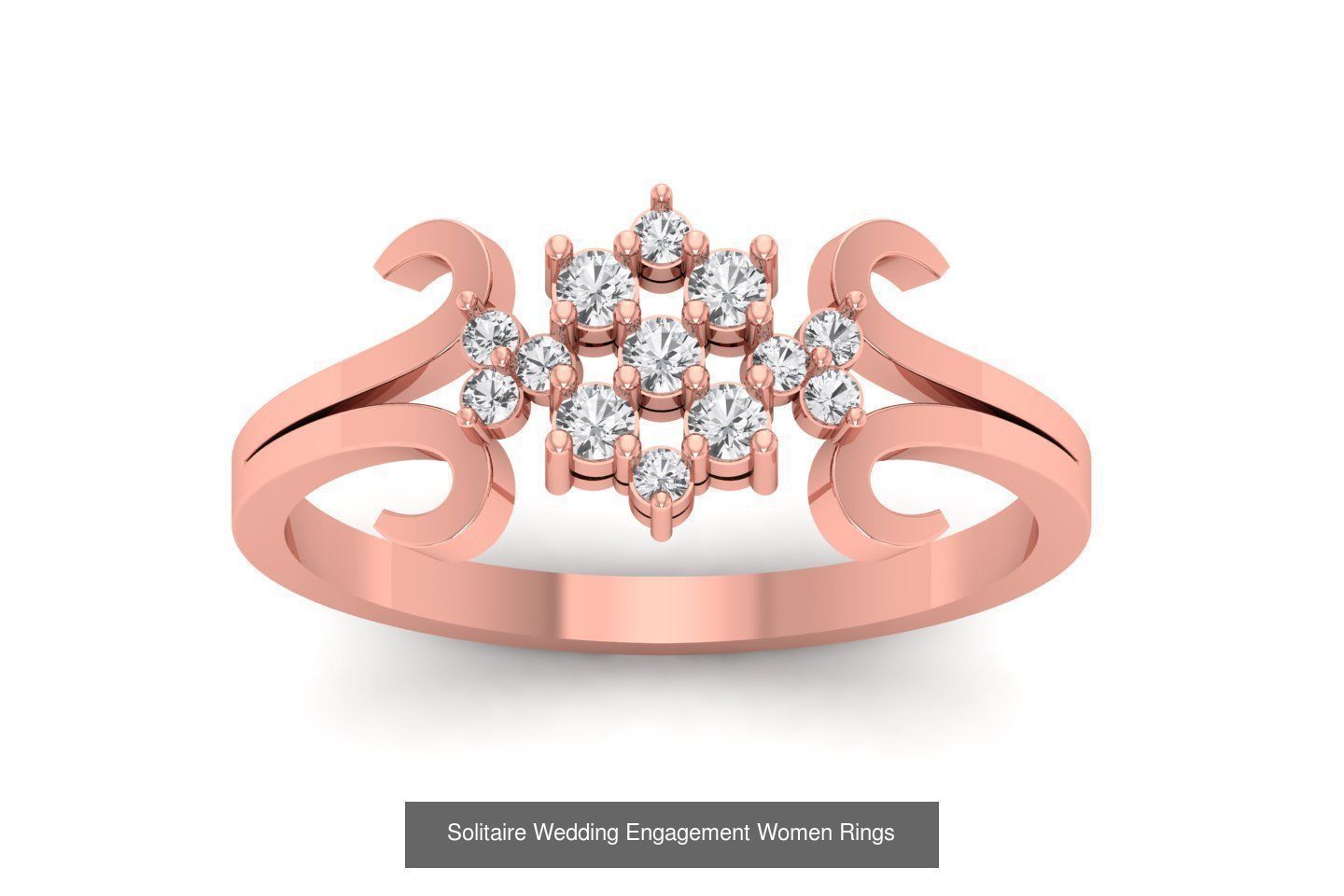 110 Solitaire Wedding Engagement Women Rings Collection _73