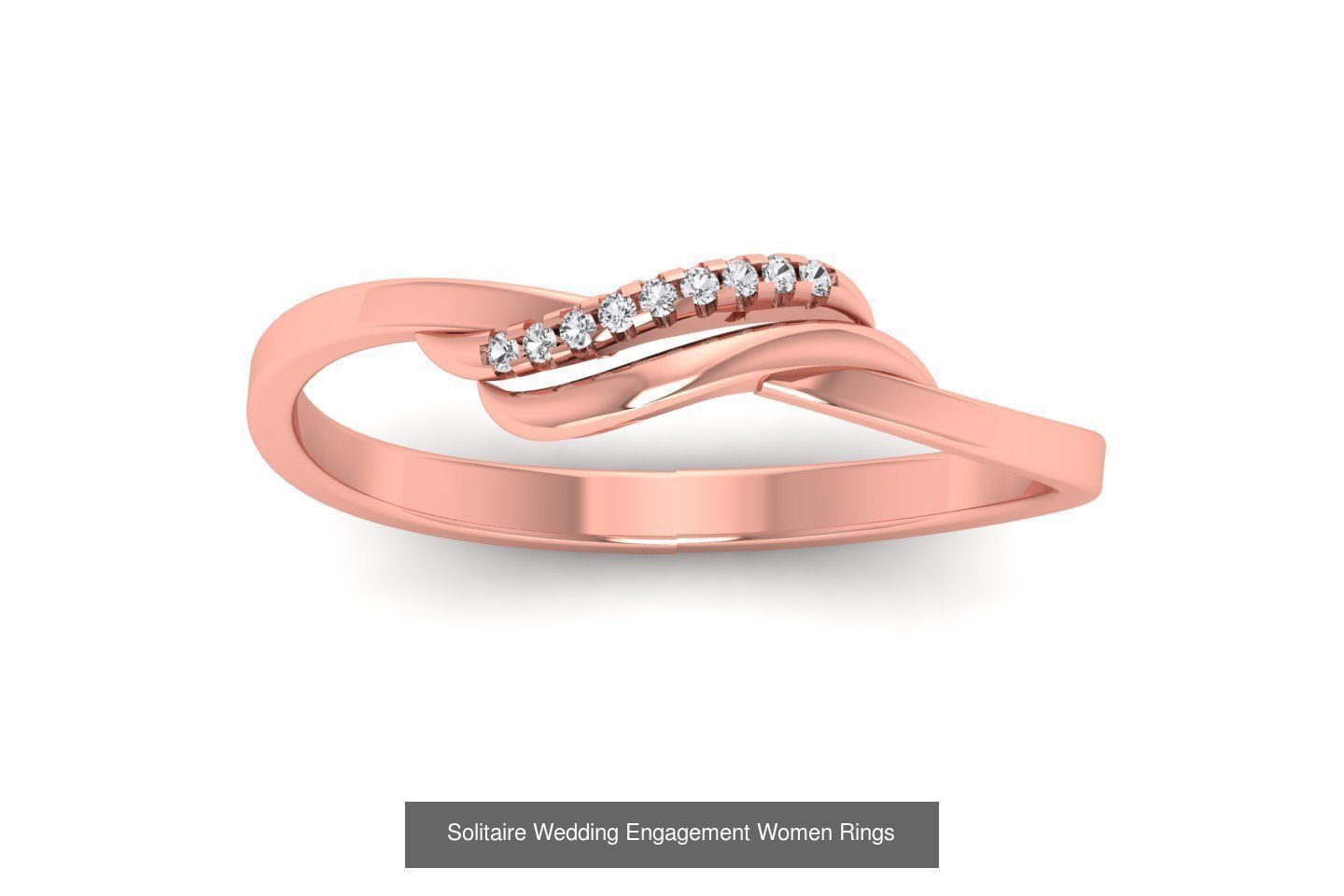 110 Solitaire Wedding Engagement Women Rings Collection _113