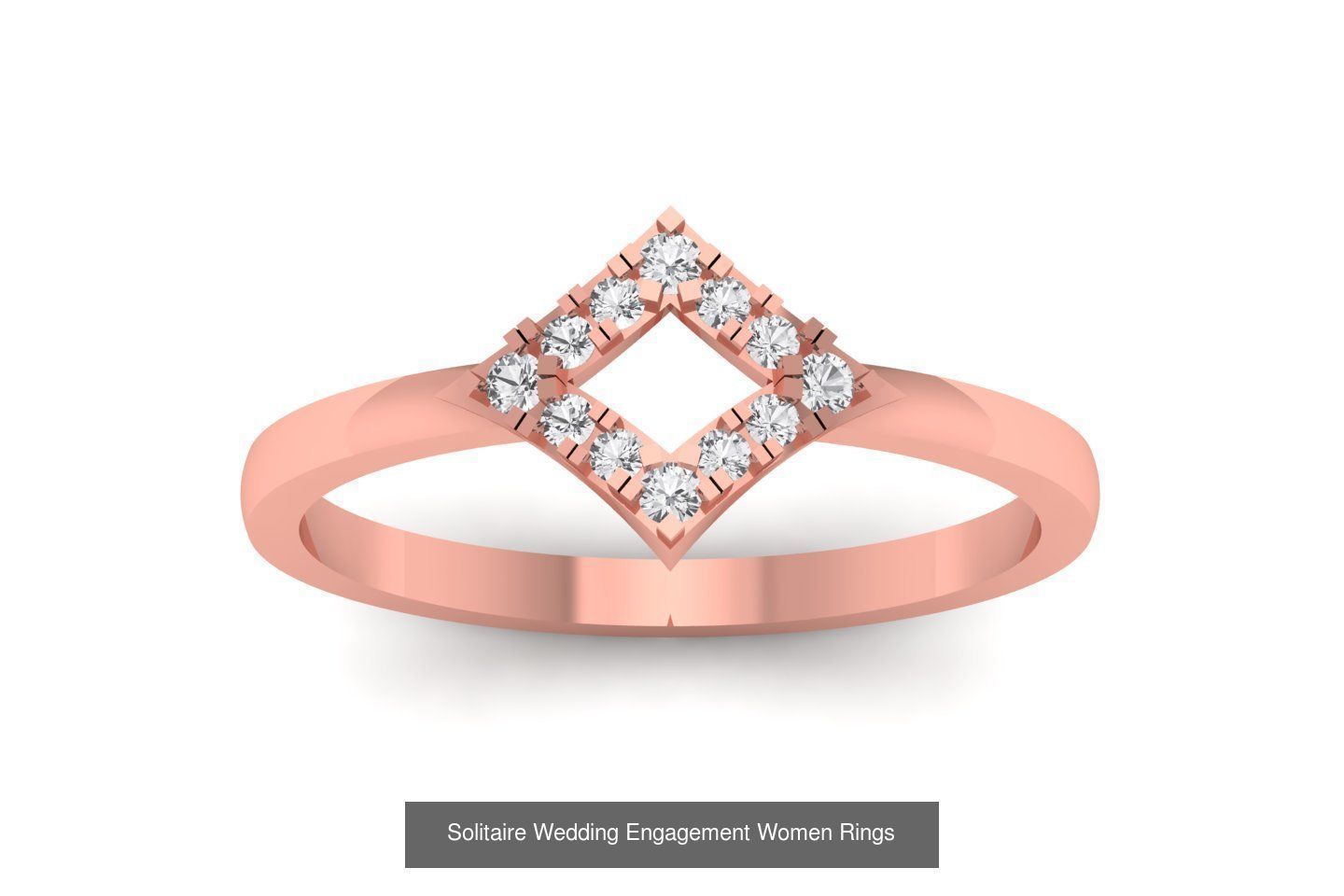 110 Solitaire Wedding Engagement Women Rings Collection _46