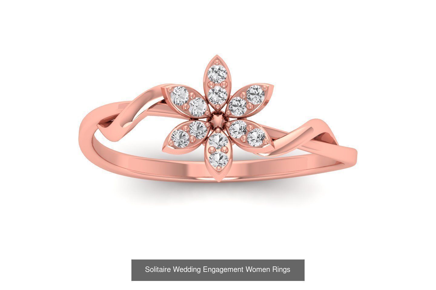 110 Solitaire Wedding Engagement Women Rings Collection _114