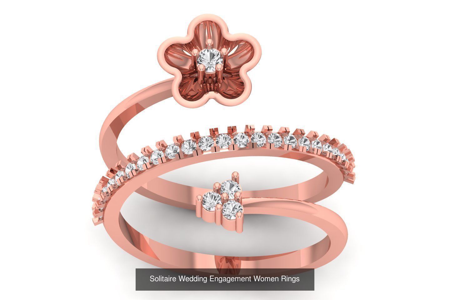 110 Solitaire Wedding Engagement Women Rings Collection _61