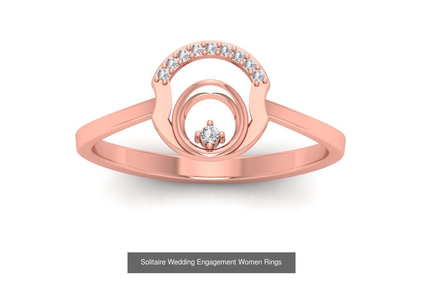 110 Solitaire Wedding Engagement Women Rings Collection _116