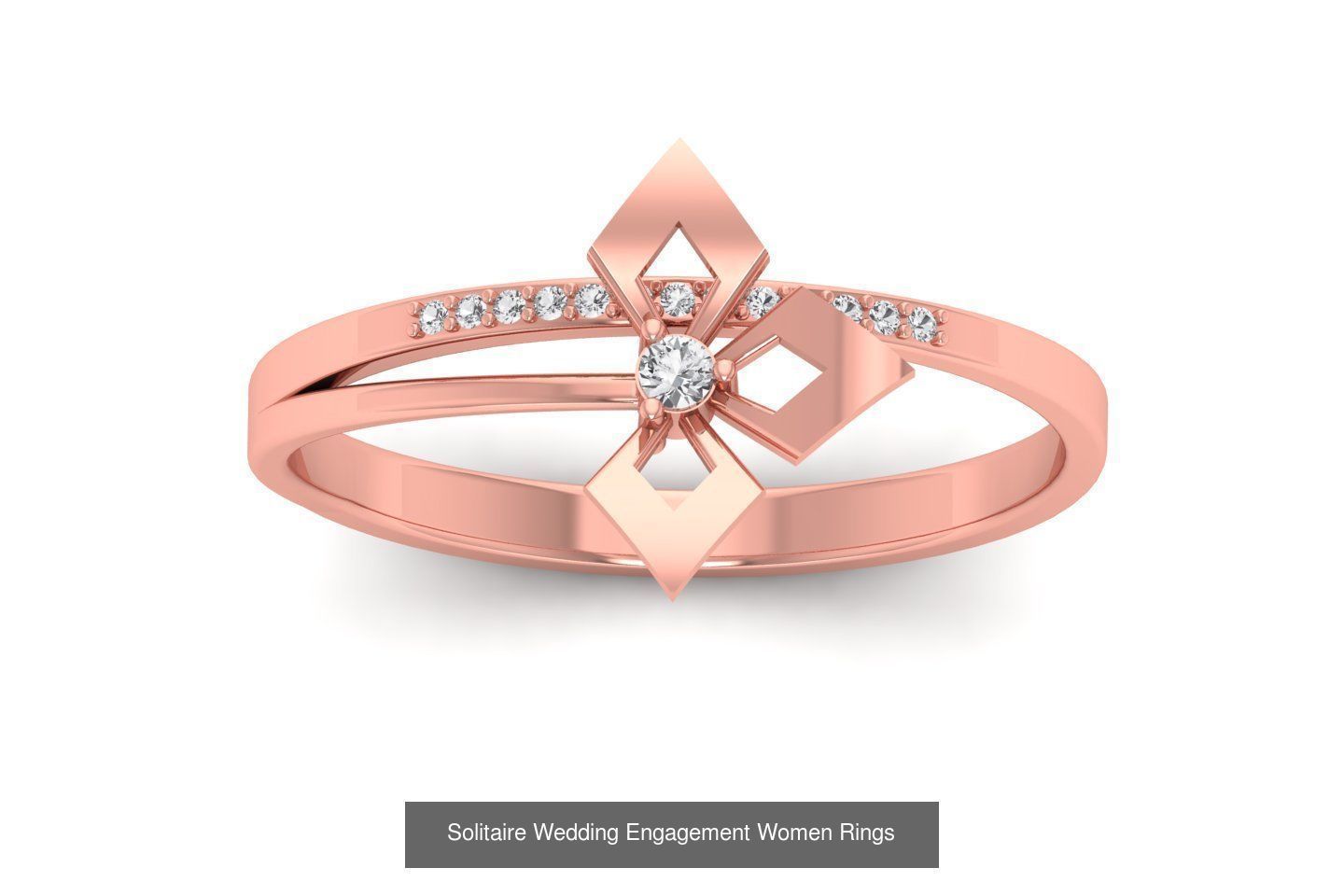 110 Solitaire Wedding Engagement Women Rings Collection _104