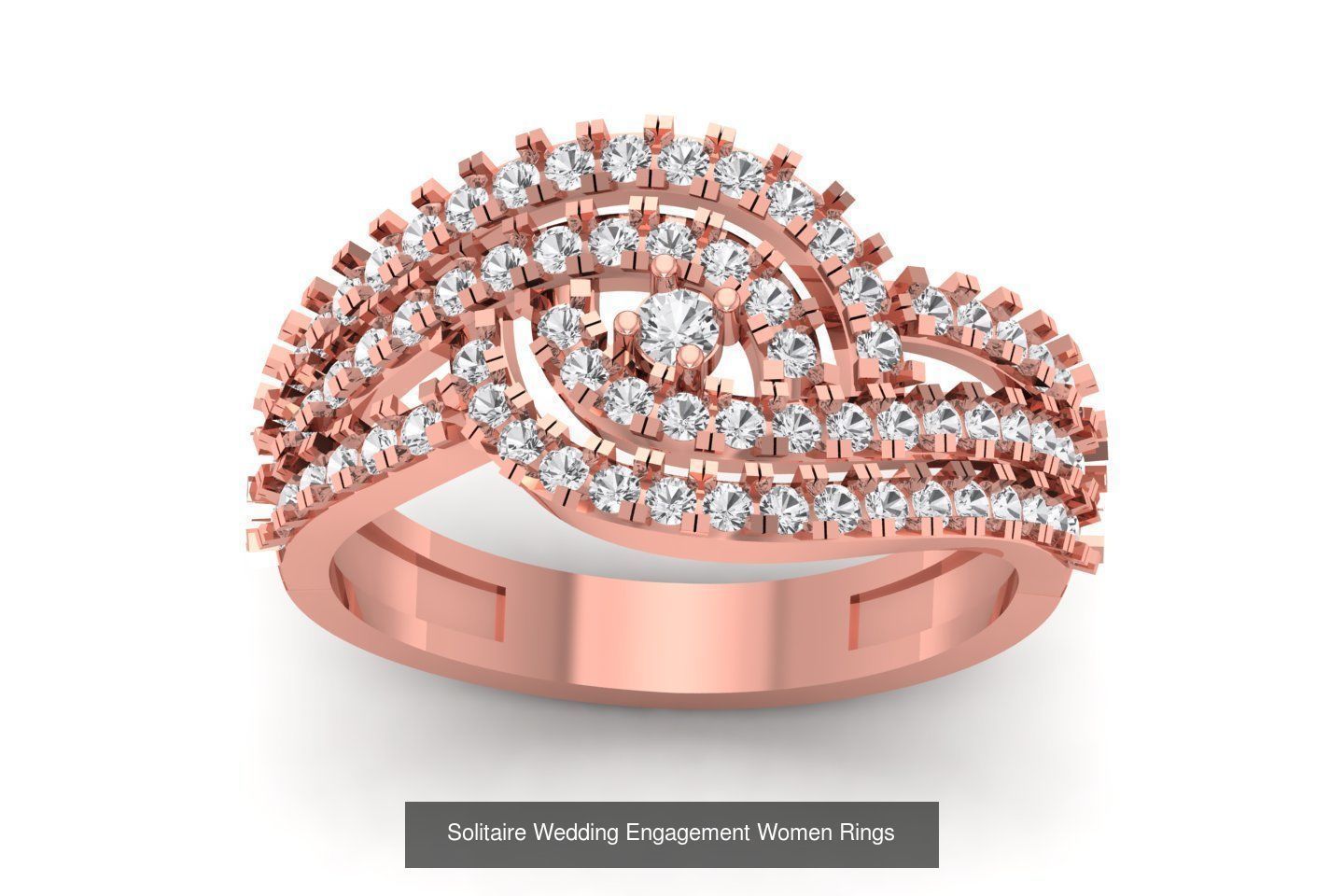110 Solitaire Wedding Engagement Women Rings Collection _53