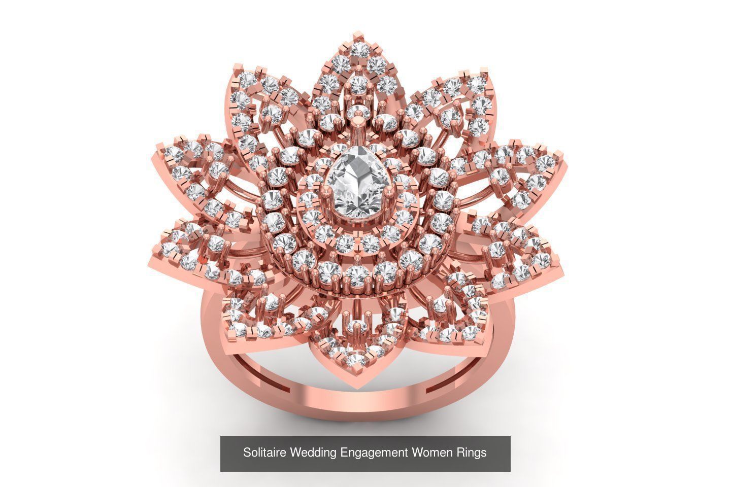 110 Solitaire Wedding Engagement Women Rings Collection _28